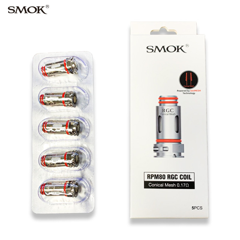 Résistances RGC Conical Mesh pour RPM80 (5pcs) - Smok