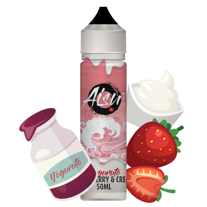 Strawberry & Cream 50ml - AISU Yoguruto