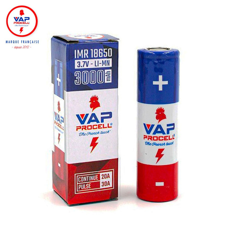 Accu IMR 18650 3000mAh Vap Procell