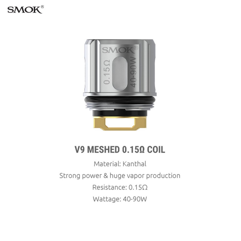 Résistances TFV9 (5pcs) - Smok