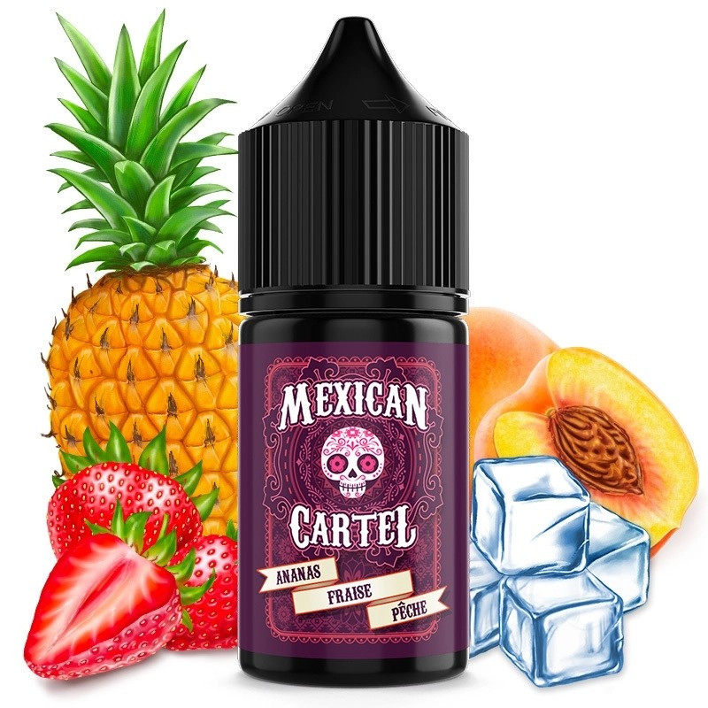 Concentré Ananas Fraise Pêche 30ml - Mexican Cartel