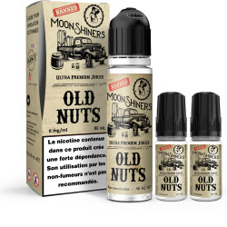 Moon Shiners: Old Nuts 60ml Easy2Shake - Le French Liquide