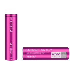 ACCUS EFEST 18650 20A 3500mAh (boite de 2)