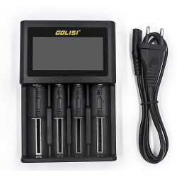 Chargeur d'accus S4 LCD - Golisi