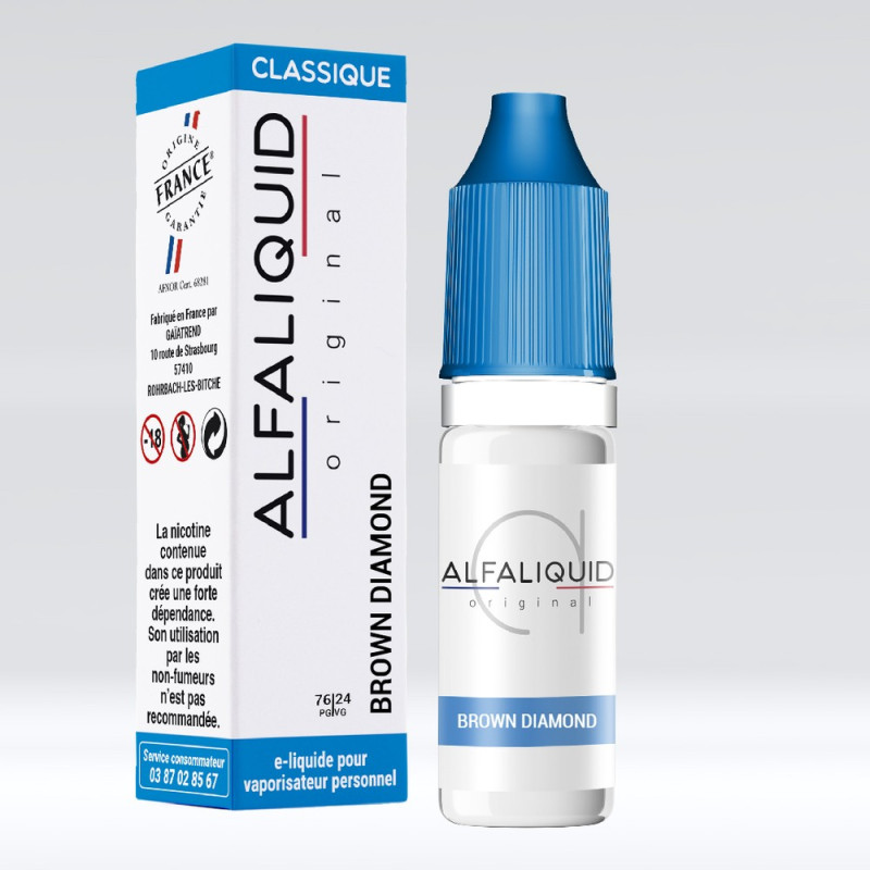 Brown Diamond 10ml - Alfaliquid Classique