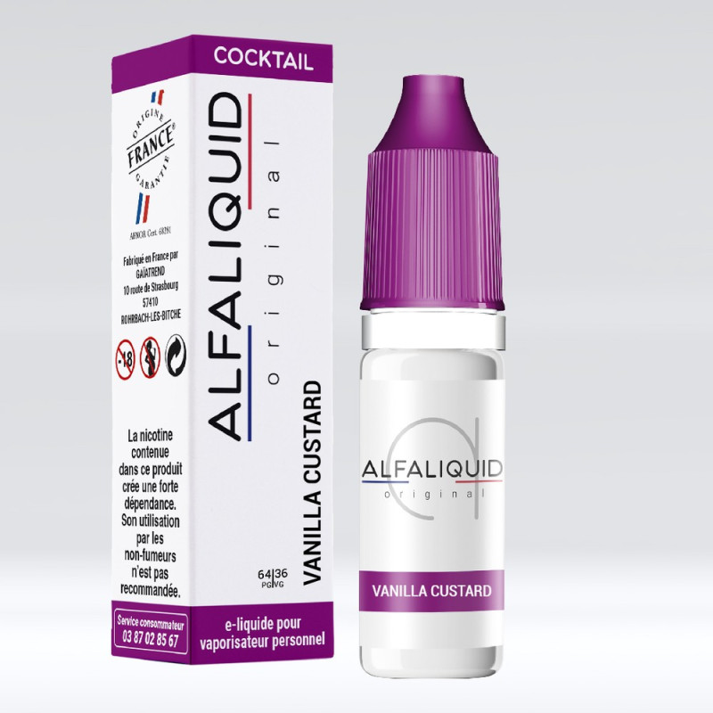 Vanilla Custard 10ml - Alfaliquid Cocktail