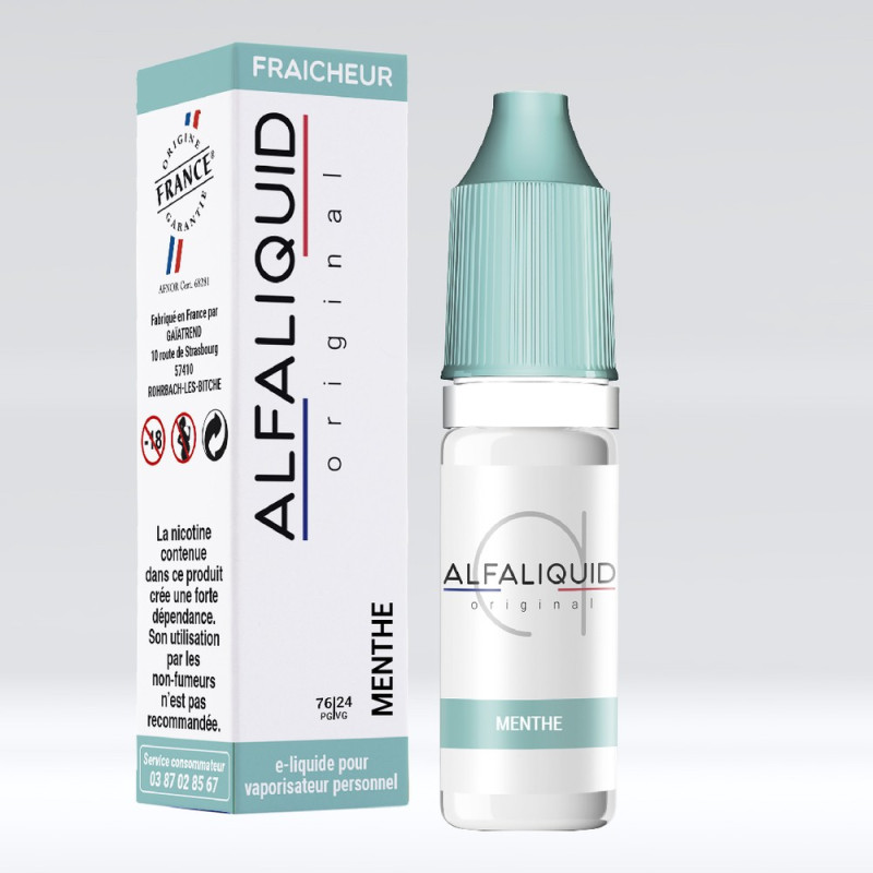 Menthe 10ml - Alfaliquid Fraicheur