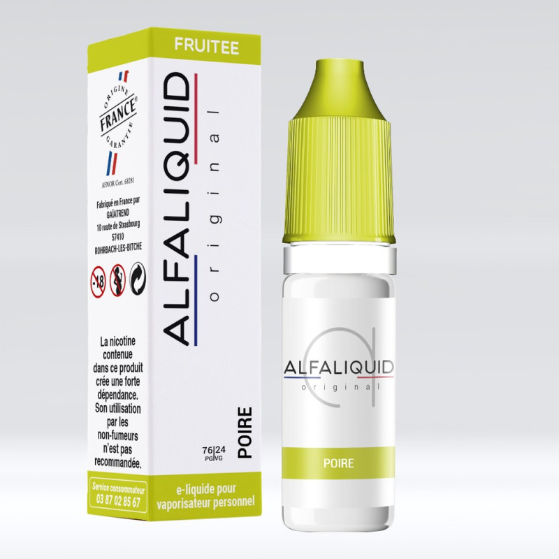 Poire 10ml - Alfaliquid Fruitées