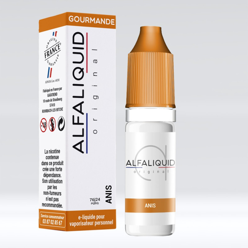 Anis 10ml - Alfaliquid Gourmandes