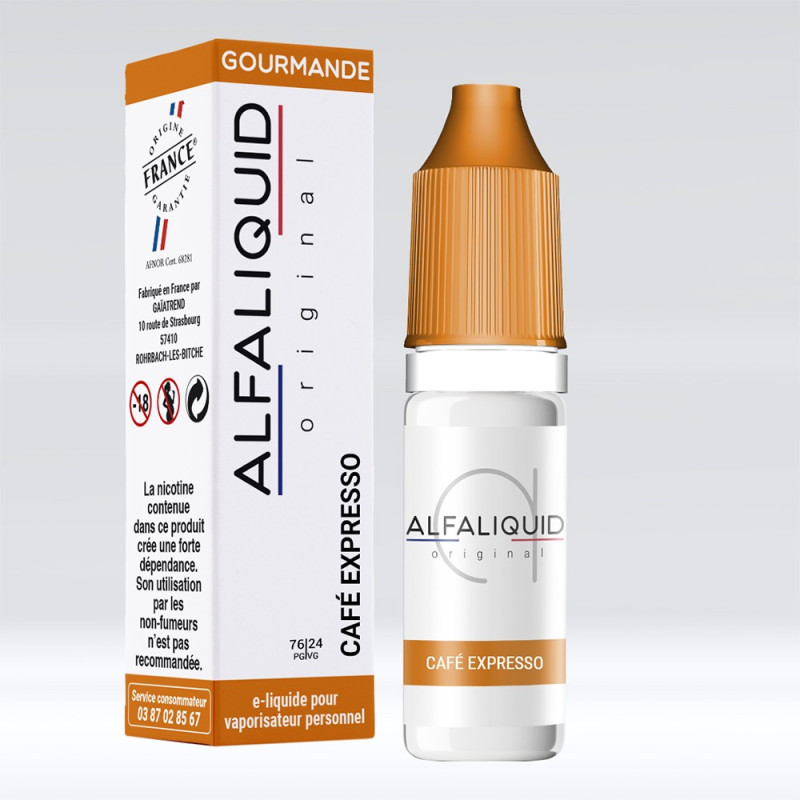 Café Expresso 10ml - Alfaliquid Gourmandes