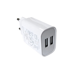 Prise USB 2 ports 12W 5V 2.4A - Golisi