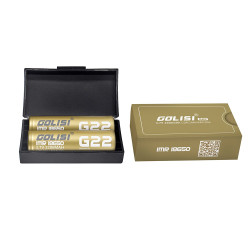 Accu G22 18650 2200mAh 20A (Boite de 2) - Golisi