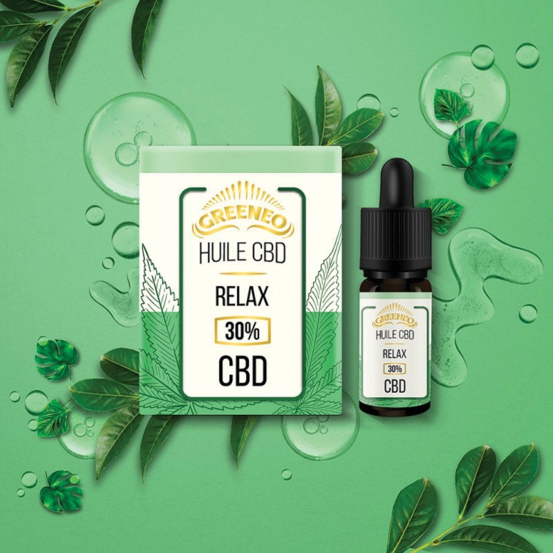 Huile CBD Relax 10ml - Greeneo