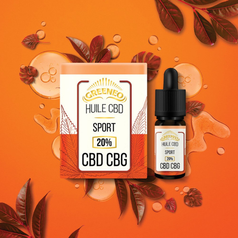 Huile CBD Sport 10ml - Greeneo