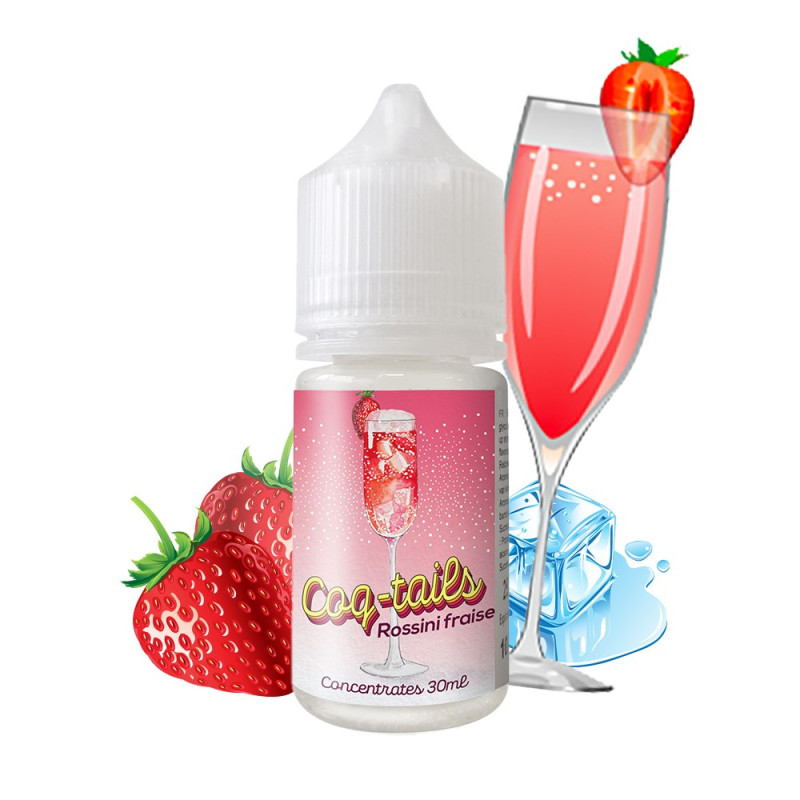 Concentre Coq-Tails Rossini Fraise 30ml