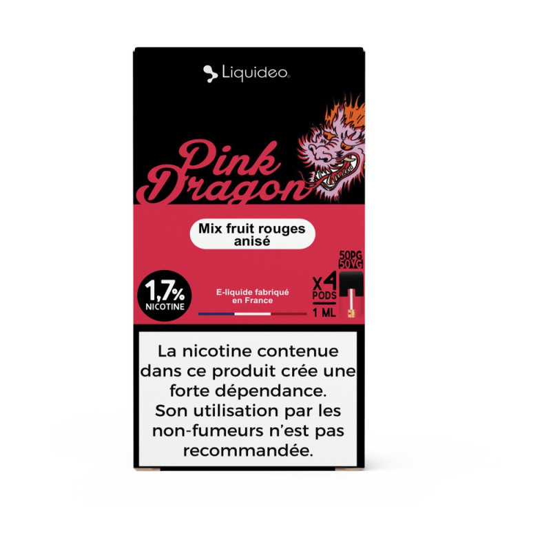 Wpod Pink Dragon (x4) - Liquideo