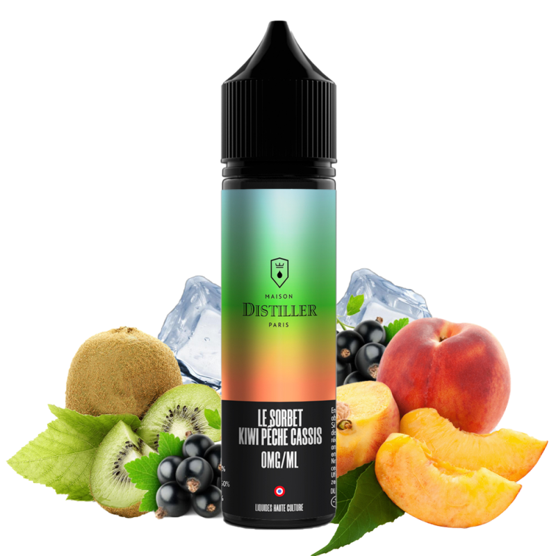 Le Sorbet Kiwi Pêche Cassis 50ml - Maison Distiller