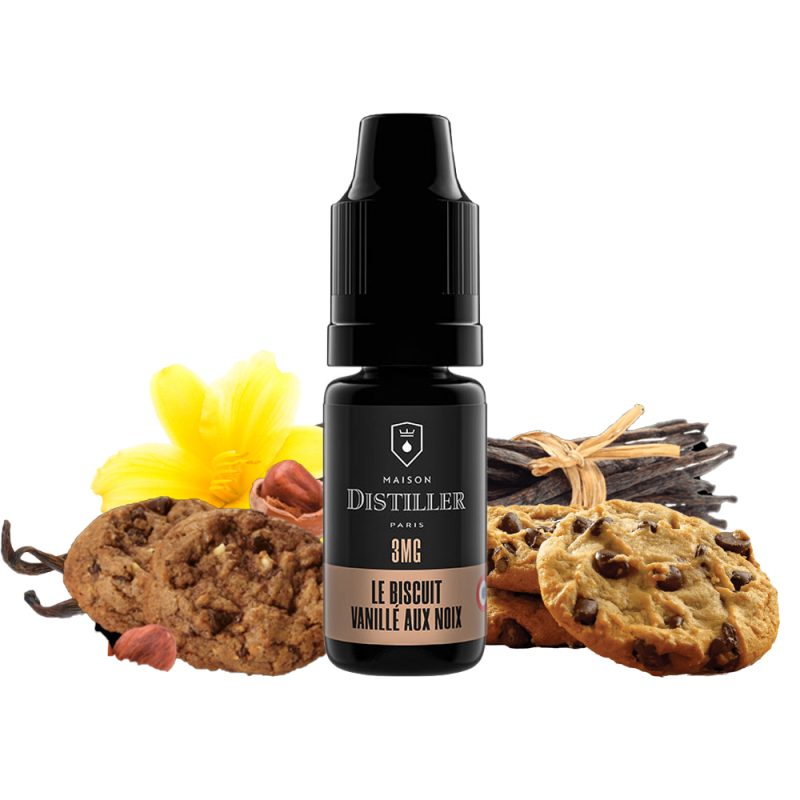 Le Biscuit Vanillé aux Noix 10ml - Maison Distiller