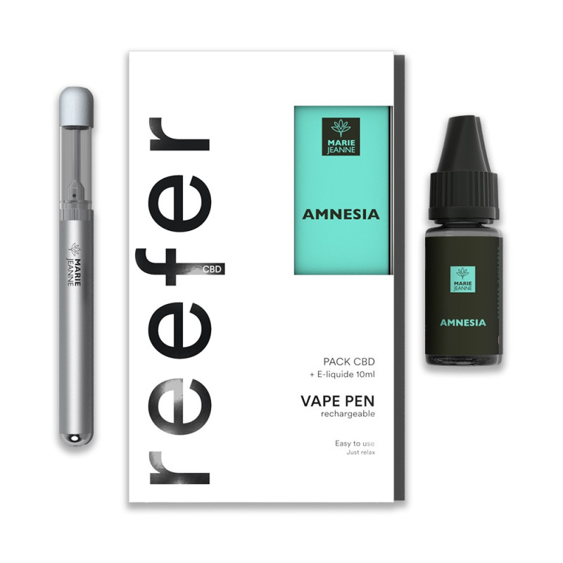 Pack Vape Pen REEFER Amnesia - Marie Jeanne