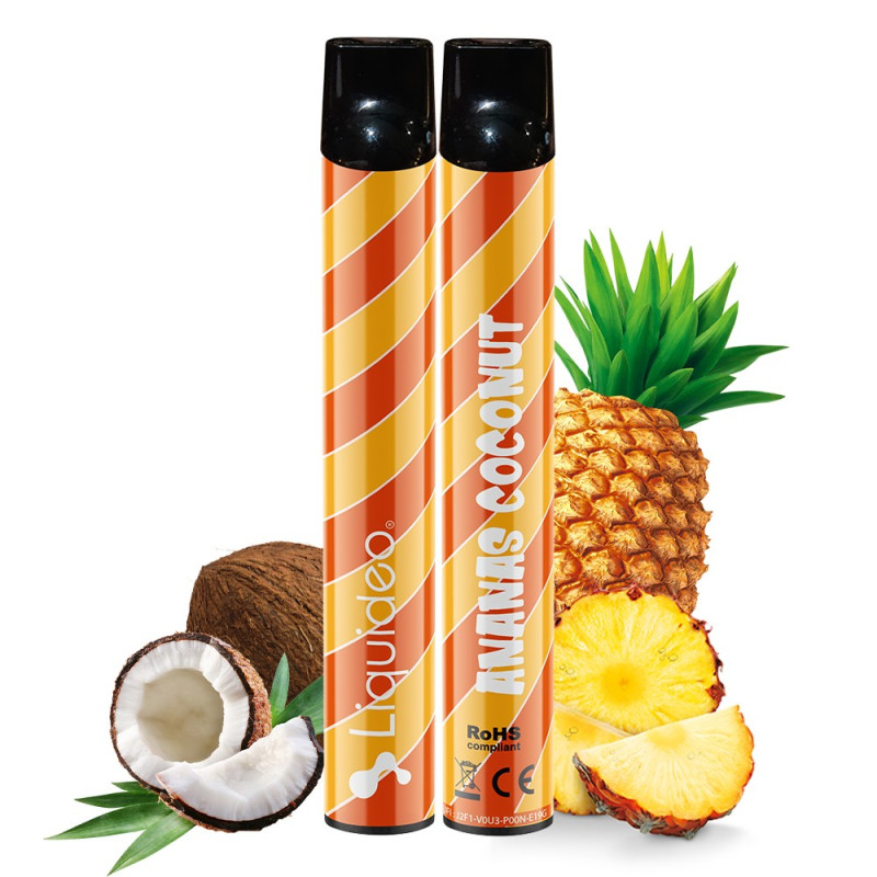 Wpuff Ananas Coconut 600 puffs (Boite de 10)