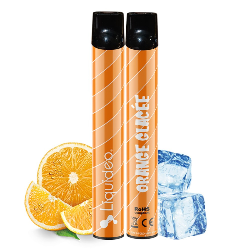 Wpuff Orange Glacée 600 puffs (Boite de 10)