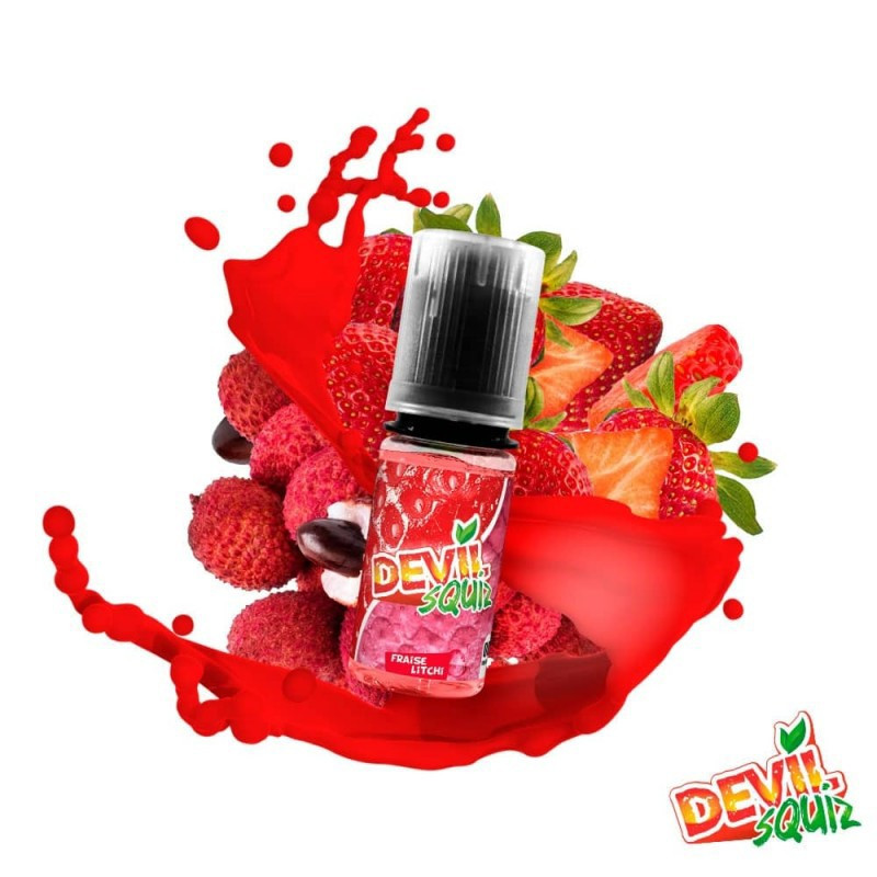 Devil Squiz : Fraise Litchi 10ml - Avap