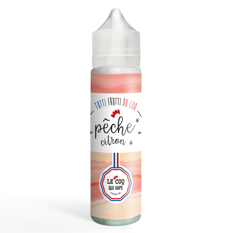 Pêche Citron 50ml - Tutti frutti du Coq