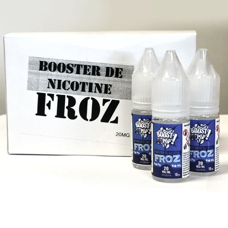 Booster Froz 10ml (boite de 12) - Boost my Pop