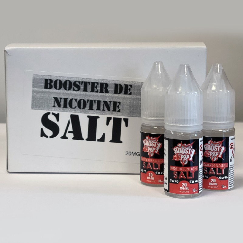 Booster Salt 10ml (boite de 12) - Boost my Pop