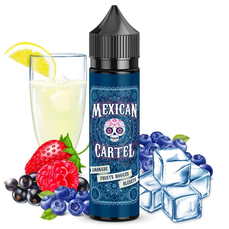 Limonade Fruits Rouges Bleuets 50ml - Mexican Cartel