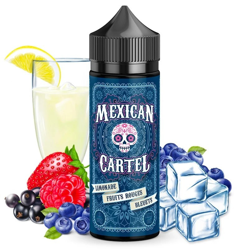 Limonade Fruits Rouges Bleuets 100ml - Mexican Cartel