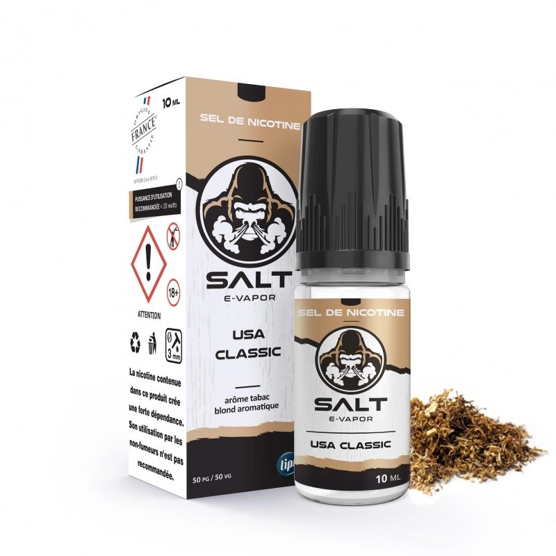 Salt E-Vapor: USA Classic 10ml - Le French Liquide