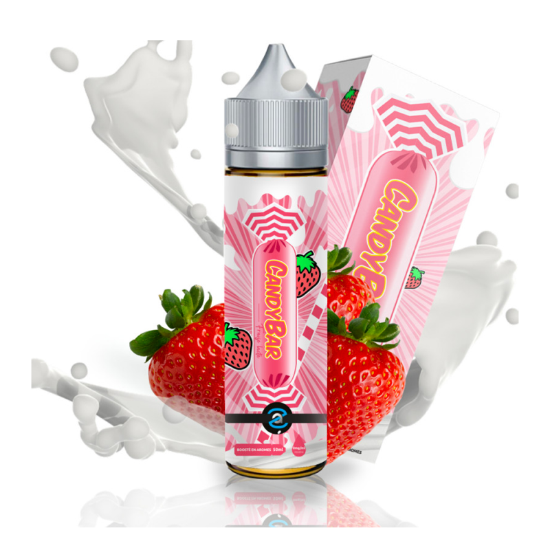 Candy Bar Fraise Lactée 50ml - Aromazon