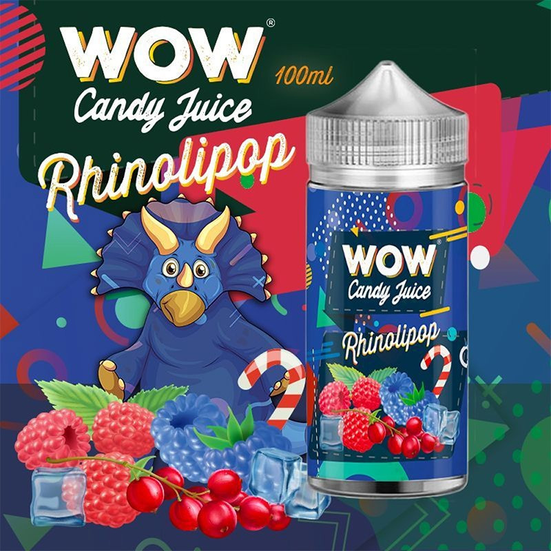 Rhinolipop 100ml - WOW Candy Juice by Made in Vape