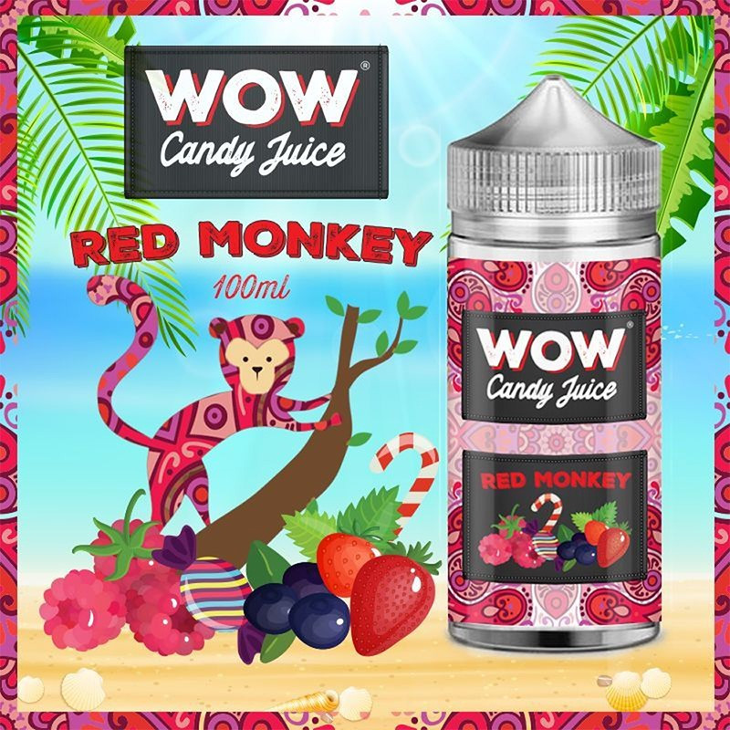 Red Monkey 100ml - WOW Candy Juice