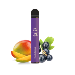 Vape Pen CBD Bar Cassis Mangue 800 puffs - Tengrams (Boite de 10)