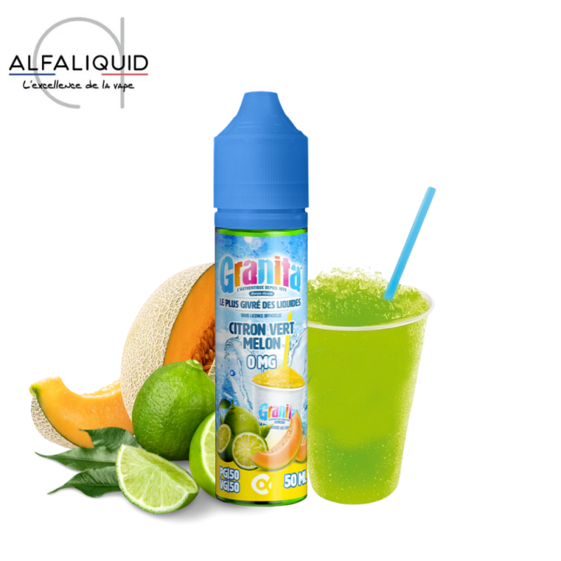 Citron Vert Melon 50ml - Alfaliquid Granita