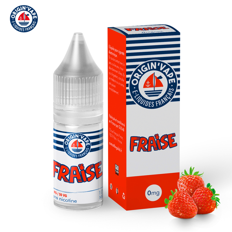 Fraise 10ml (Boite de 10) - Origin'vape