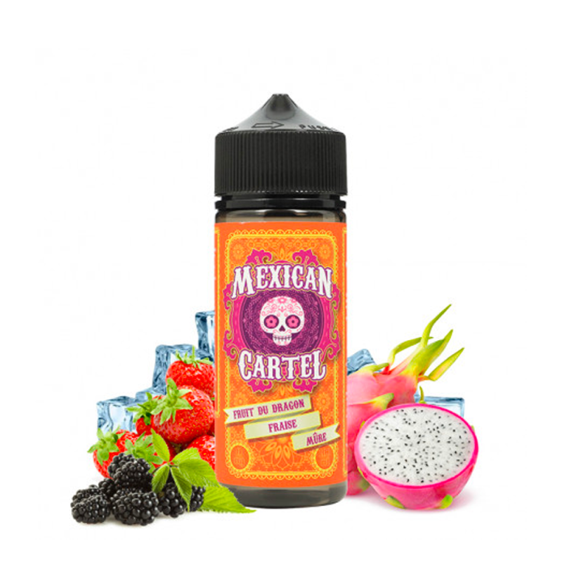 Fruit du Dragon Fraise Mûre 100ml - Mexican Cartel