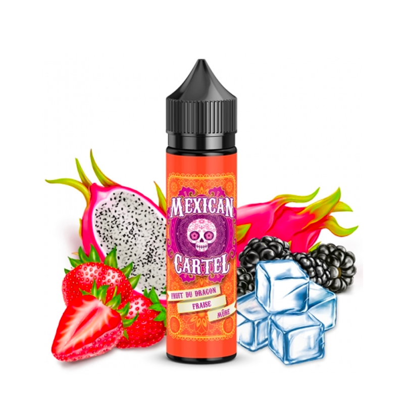 Fruit du Dragon Fraise Mûre 50ml - Mexican Cartel