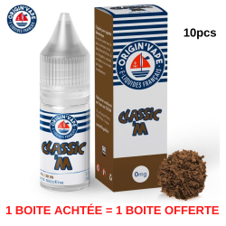 Pack Classic M 10ml (10pcs) Origin'vape 1+1