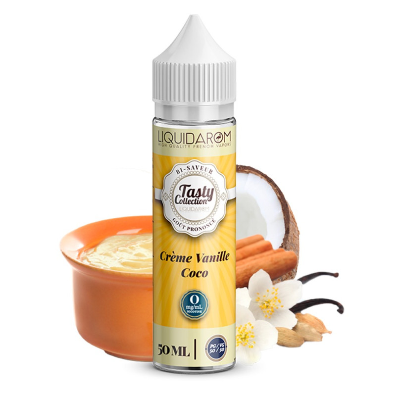 Crème Vanille Coco 50ml - Tasty by Liquidarom