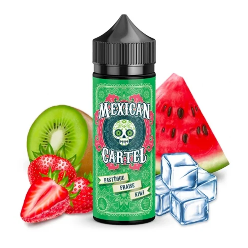 Pastèque Fraise Kiwi 100ml - Mexican Cartel