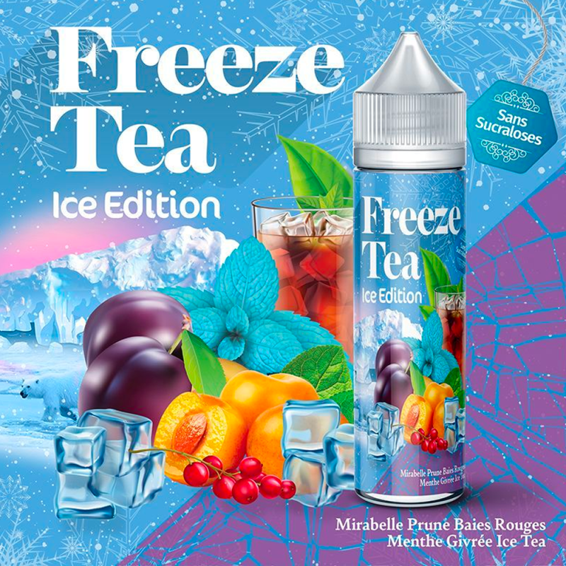 Mirabelle Prune Baies Rouges Ice Tea 50ml - Freeze Tea