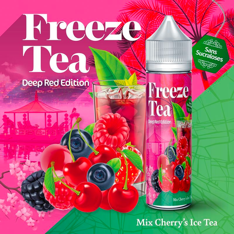 Mix Cherry's Ice Tea 50ml - Freeze Tea by Made in Vape