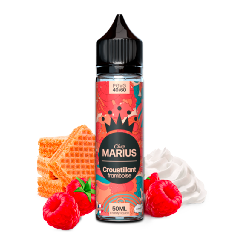 Croustillant Framboise 50ml - Chez Marius by E.Tasty