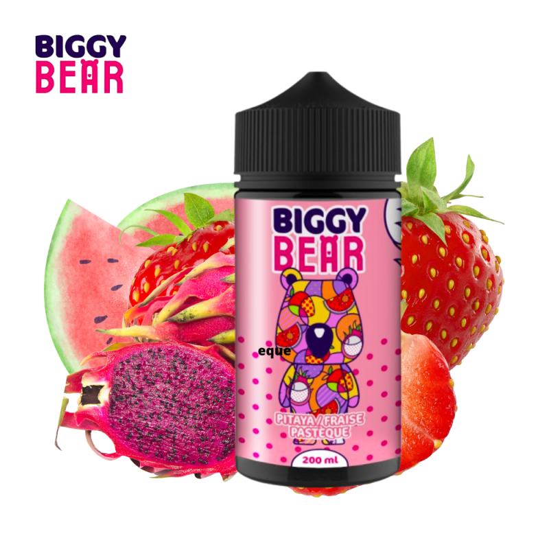 Pitaya Fraise Pastèque 200ml - Biggy Bear