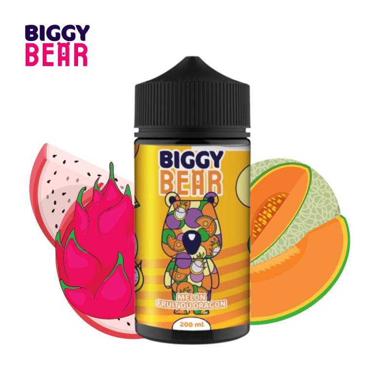 Melon Fruit du dragon Pitaya Fraise 200ml - Biggy Bear