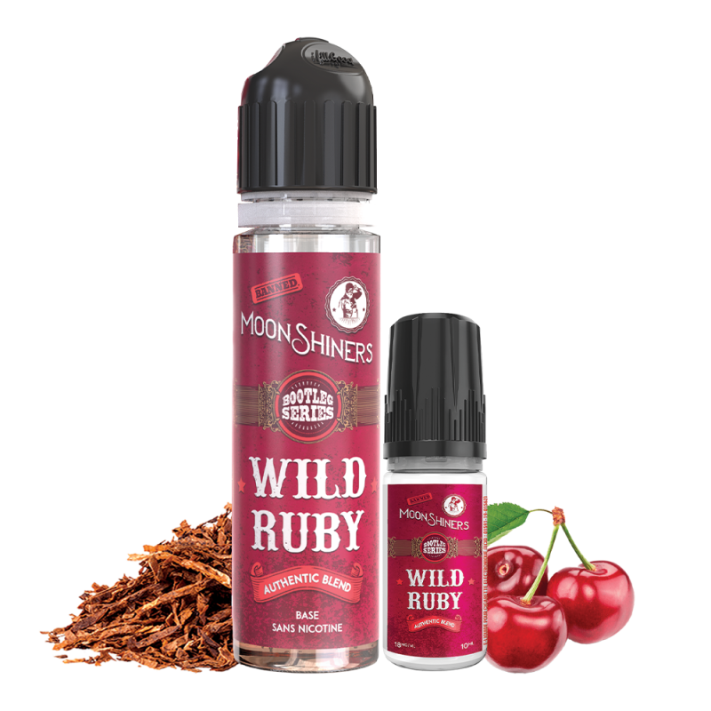 Moon Shiners : Wild ruby Authentic Blend 60ml - Le French Liquide