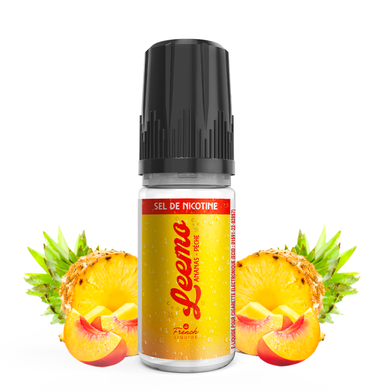 Leemo : Ananas Pêche sel de nicotine 10ml - Le French Liquide